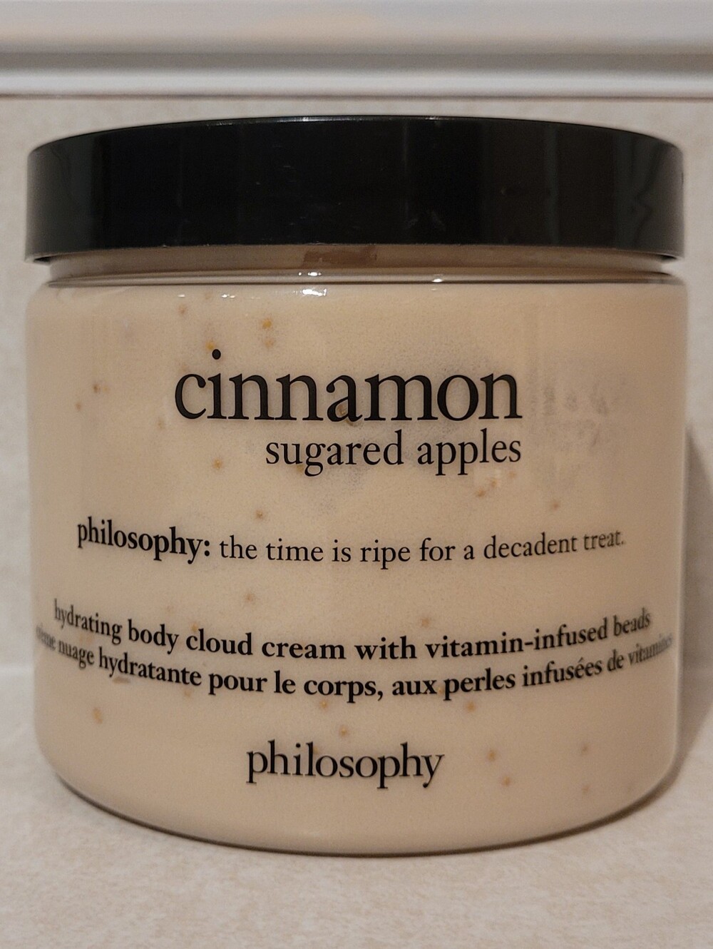 PHILOSOPHY Cinnamon Sugared Apples Body Cloud Cream - 16 Fl oz NEW